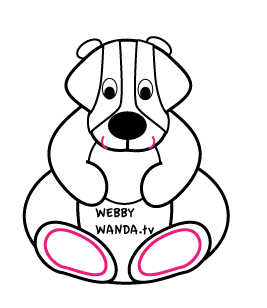 WebbyWanda.tv's How to draw a cartoon Badger