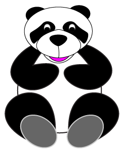 How to draw a Cartoon Panda Step 7