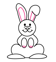 how to draw a cartoon bunny step five