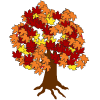 How to draw a fall tree