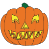 How to draw a Jack o Lantern