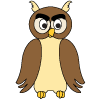 How to draw a cartoon owl