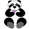 How to draw a Cartoon Panda