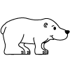 How to draw a cartoon Polar Bear