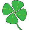 How to draw a Shamrock Four Leaf Clover