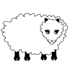 How to draw a cartoon Sheep