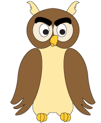 How to draw a Cartoon Owl Step 6