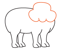 How to draw a cartoon Pig