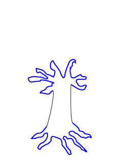 How to draw a Spring Tree step 2