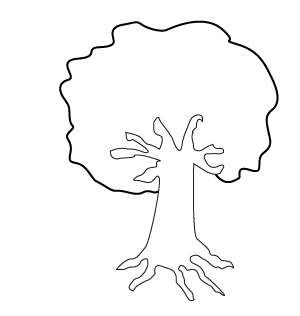 How to draw a spring Tree step 4