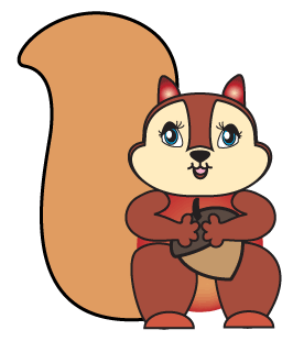  - How to a Draw Cartoon Squirrel