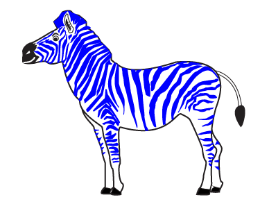 How to draw a cartoon Zebra step 5