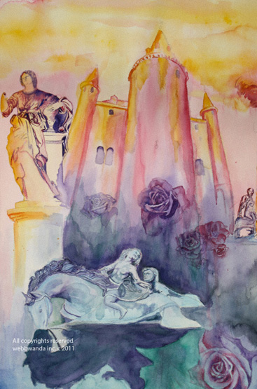 My Castle In The Sky Illustration 2012 c